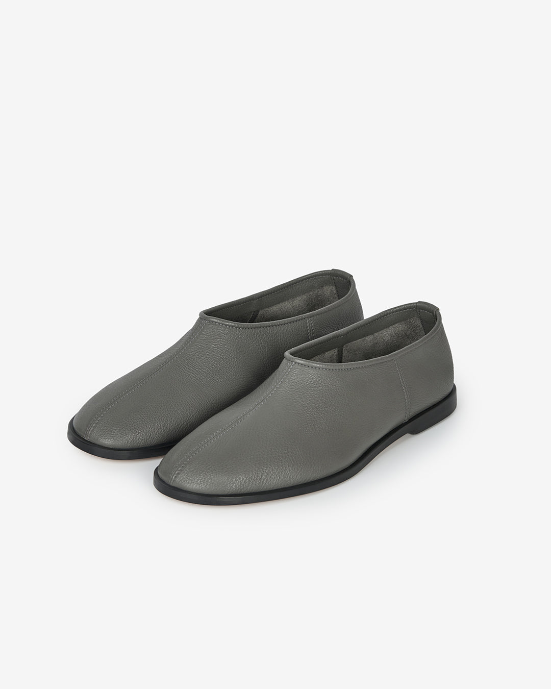 Heel Socks grey — worn detail showing fit and silhouette