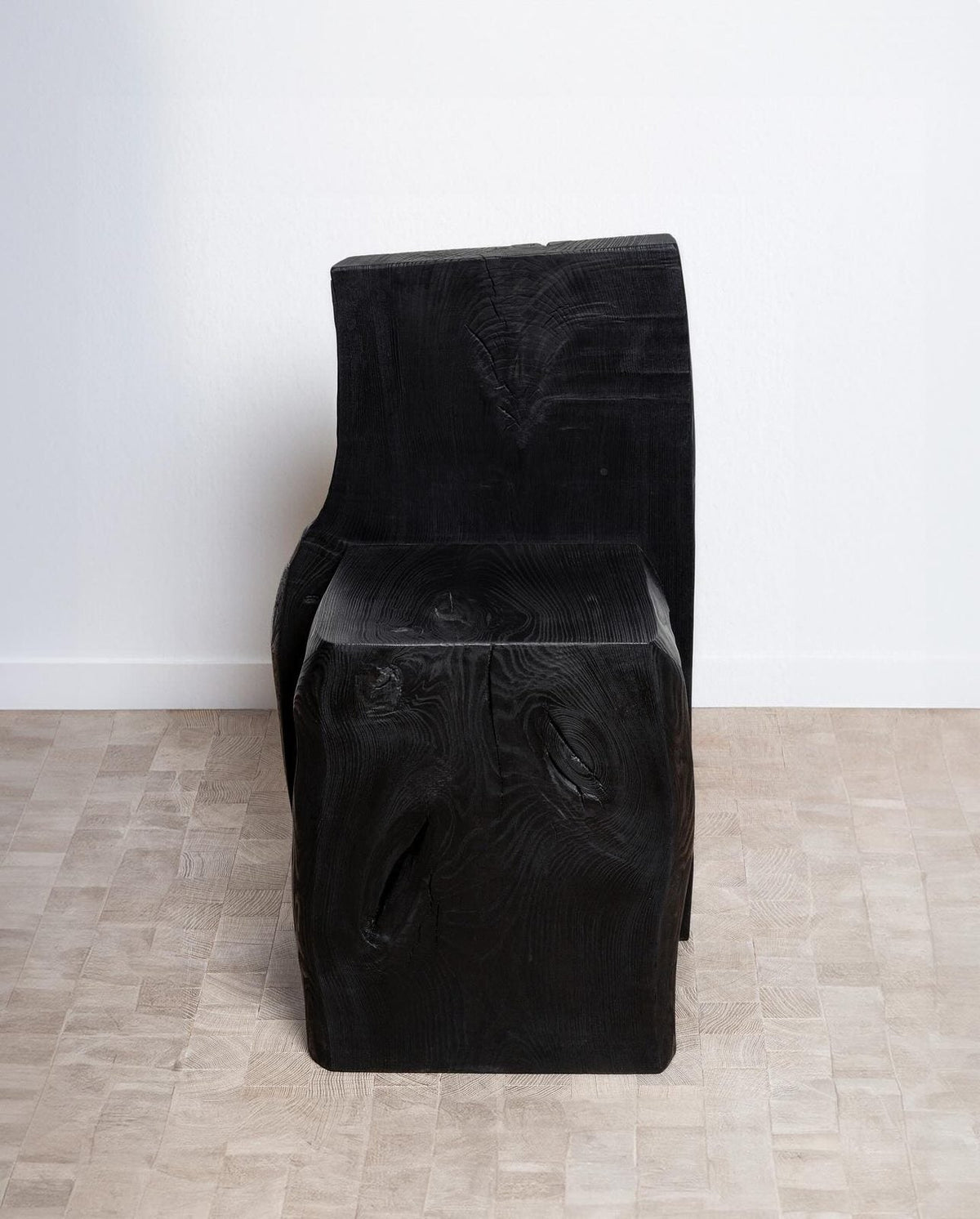 BURNT ASH CHAIR — back